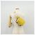 Borsa a vita LOEWE in pelle gialla argento Auth 159022V Giallo - vista 27