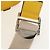 Borsa a vita LOEWE in pelle gialla argento Auth 159022V Giallo - vista 9