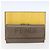 FENDI Continental Geldbörse aus grauem Leder mit Gold Auth 157935 Braun Golden - Ansicht 12