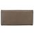 FENDI Continental Geldbörse aus grauem Leder mit Gold Auth 157935 Braun Golden - Ansicht 2