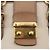 Borsa a mano Miu Miu Madras in pelle 2 vie beige oro Auth 157273 D'oro - vista 20
