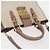 Borsa a mano Miu Miu Madras in pelle 2 vie beige oro Auth 157273 D'oro - vista 7