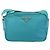 Borsa a Spalla PRADA in Nylon Blu Turchese Argento Autentica 157870 - vista 13