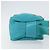 Borsa a Spalla PRADA in Nylon Blu Turchese Argento Autentica 157870 - vista 3