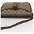 Borsa Sherry Line GG Supreme Web di GUCCI in PVC beige e oro 001 904 2032 Auth 160592 D'oro - vista 6