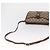 Borsa Sherry Line GG Supreme Web di GUCCI in PVC beige e oro 001 904 2032 Auth 160592 D'oro - vista 7