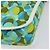 Céline Borsa a Spalla CELINE Circle in Tela e Pelle Blu Verde Chiaro Auth 157872 - vista 15