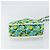 Céline Borsa a Spalla CELINE Circle in Tela e Pelle Blu Verde Chiaro Auth 157872 - vista 5