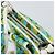 Céline Borsa a Spalla CELINE Circle in Tela e Pelle Blu Verde Chiaro Auth 157872 - vista 8