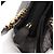 BALLY Borsa a Spalla in Pelle Nera e Oro Auth BA9031 Nero D'oro - vista 10
