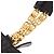 BALLY Borsa a Spalla in Pelle Nera e Oro Auth BA9031 Nero D'oro - vista 17