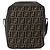 Sac à bandoulière en toile Zucca FENDI noir et marron Auth 158420 - vue 2