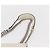 PRADA Schultertasche aus Leder mit Kette Weiß Silber Authentisch bs32042 - Ansicht 14
