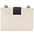 PRADA Schultertasche aus Leder mit Kette Weiß Silber Authentisch bs32042 - Ansicht 2