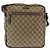 Gucci Borsa a Spalla GG Supreme PVC Beige Oro 201448 Auth ka1064 D'oro - vista 2
