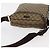 Gucci Borsa a Spalla GG Supreme PVC Beige Oro 201448 Auth ka1064 D'oro - vista 6
