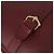 CARTIER Borsa a Spalla Must Line Pelle Bordeaux Oro Auth mr1590 D'oro Bordò - vista 14
