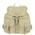 PRADA Backpack Nylon Beige Silver Auth 157776 Silvery - view 13