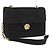 Chloé Borsa a Spalla con Catena Chloe in Camoscio Nero e Oro Auth BA9157 D'oro