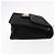 Chloé Borsa a Spalla con Catena Chloe in Camoscio Nero e Oro Auth BA9157 D'oro - vista 4