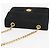Chloé Borsa a Spalla con Catena Chloe in Camoscio Nero e Oro Auth BA9157 D'oro - vista 6