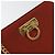 Borsa a spalla con catena Salvatore Ferragamo in nylon rosso e oro Auth 148536 D'oro - vista 15