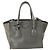 PRADA Borsa a Mano con Borchie in Pelle Scamosciata 2 in 1 Grigio Argento Auth BA8646 Marrone - vista 13