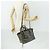 PRADA Borsa a Mano con Borchie in Pelle Scamosciata 2 in 1 Grigio Argento Auth BA8646 Marrone - vista 25