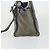 PRADA Borsa a Mano con Borchie in Pelle Scamosciata 2 in 1 Grigio Argento Auth BA8646 Marrone - vista 3