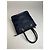 Vintage Courreges Monogramm Tasche Schwarz Grau Marineblau - Ansicht 5