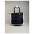 Vintage Courreges Monogramm Tasche Schwarz Grau Marineblau - Ansicht 6