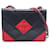 Borsa a Spalla Chanel Coco Mark Rosso Blu navy