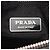 Borsa a Spalla Prada da Donna in Nylon e Pelle Nera Nero - vista 4
