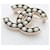 Spilla Coco Mark di Chanel Nero Bianco D'oro - vista 4