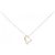 Autre Marque Collana in Oro K10 con Diamante Star Jewelry Rosa Bianco