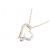Autre Marque Collana in Oro K10 con Diamante Star Jewelry Rosa Bianco - vista 3