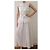 Alaïa Kleid aus weißer Baumwolle mit floralen Durchbrüchen - Ansicht 9