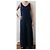 Alaïa Langes Strickkleid aus Spitze Dunkelblau Größe 38 - Ansicht 8