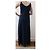 Alaïa Langes Strickkleid aus Spitze Dunkelblau Größe 38 - Ansicht 9