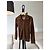 Apc Braune Veloursjacke / Weste mit Reißverschluss A.P.C.