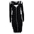 Alexander Mcqueen McQ, schwarzes Strickkleid mit Stretch - Ansicht 5