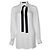 Dolce & Gabbana, camicia bianca con fiocco nero Bianco