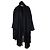 Autre Marque Salvatore Ferragamo, Schwarzer Kaschmir-Cape mit Ärmeln