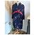 Abito Ba&Sh blu navy con stampa rossa e bianca