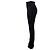 Autre Marque Schwarze glänzende Rohe-Hose mit Schlitzen - Ansicht 4