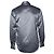 Acne Studios, Camicia western in satin grigio - vista 3