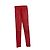 Leggings de cuero rojo Sylvie Schimmel Roja