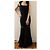 Vestido longo preto Alaïa com padrões de zebra brilhantes tamanho S (IT 40 / FR 36) - vista 10