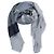 Cartier, sciarpa in lana grigia con frange Bon Voyage Grigio - vista 2