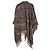 Poncho de cachemira Lalbhai Dalpatbhai de Hermès Castaño Azul - vista 2